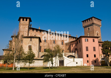 Bolognini castle, Sant'Angelo Lodigiano, Lombardy, Italy Stock Photo