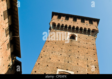 Bolognini castle, Sant'Angelo Lodigiano, Lombardy, Italy Stock Photo