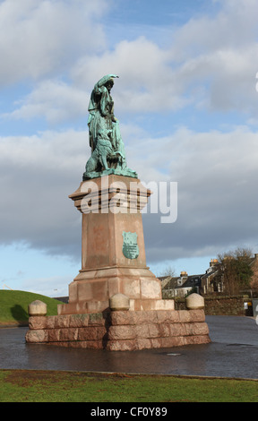 Flora MacDonald statue Inverness Scotland  February 2012 Stock Photo