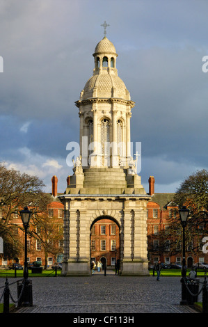 Campanile Trinity College Dublin Stock Photo