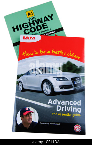 Highway code and the Institute of Advanced Motorists Advanced Driving manual Stock Photo