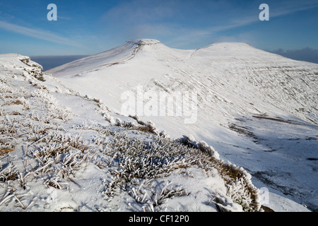 Corn Du and Pen y Fan, Brecon Beacons National Park, Wales Stock Photo