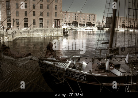 Pride of Liverpool - Ship at Albert dock Liverpool england UK Stock Photo