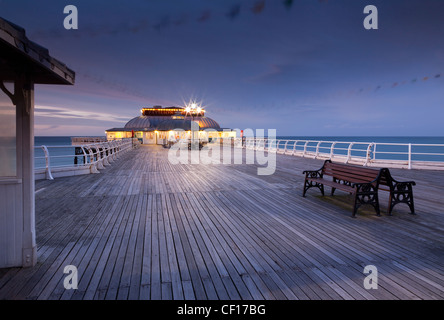 Cromer Pier in Norfolk, UK, just after sunset Stock Photo