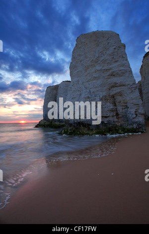 Sunrise at Botany Bay near Margate in Kent Stock Photo