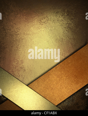 elegant copper and gold background Stock Photo