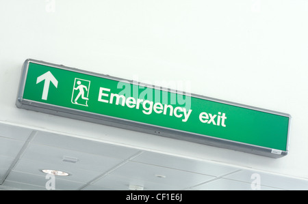 Emergency Exit Stock Photo