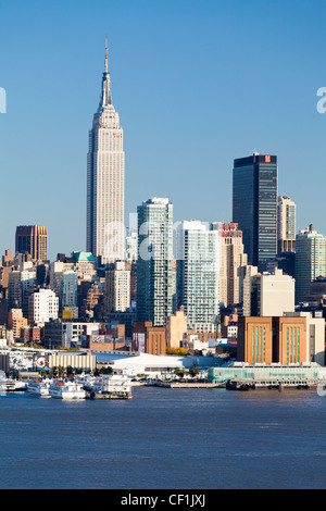 Manhattan, view of Midtown Manhattan across the Hudson River, New York, United States of America Stock Photo