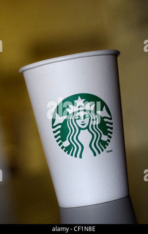 Starbucks Coffee Cup Stock Photo