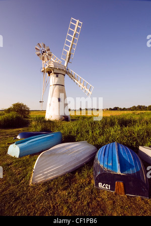 St Benet's Level Wind Pump On The River Thurne In The Norfolk Broads 