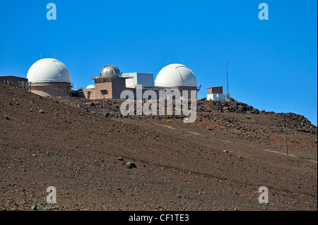 Haleakala Observatory Maui Hawaii USA at Sunset Stock Photo - Alamy