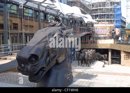 Revelopment of the Stables market in Camden. This will include shops, food outlets, offices, workshops and storage facilities as Stock Photo