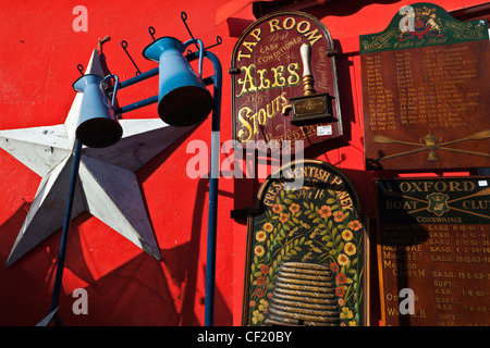 Antiques on display outside a shop in Portobello Road. Stock Photo