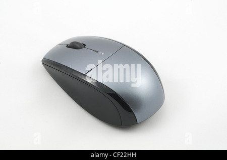 A wireless mouse isolated on white background. Stock Photo