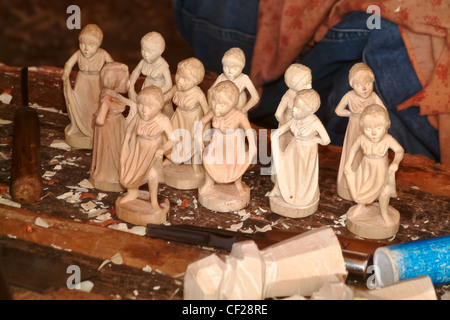 Crafts Zafimaniry in Ambositra, Madagascar Stock Photo