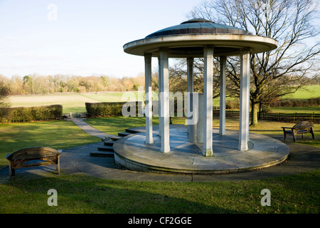 American Bar Magna Carta Memorial at Runnymede, Surrey. UK. Runnymede was the site of the signing of Magna Carta in year 1215. Stock Photo