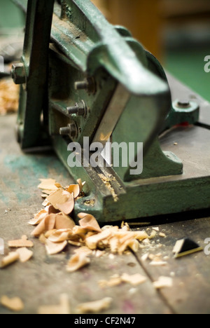 Picture frame precision cutter Stock Photo