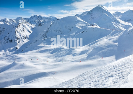 Peyragudes ski resort, Midi-Pyrenees, France. Stock Photo