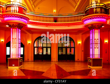 The foyer of the Kursaal at Southend-on-Sea. The Kursaal was built at the beginning of the 20th century and was one of the UK's Stock Photo