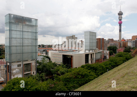 Constitutional Hill courts in Johannesburg's CBD. Stock Photo