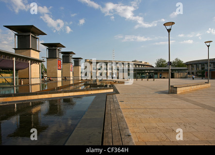 Modern buildings and development at Millennium Square in Bristol. Stock Photo