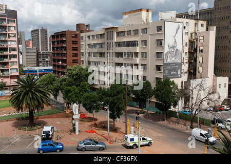 Hillbrow is the inner city residential neighbourhood of Johannesburg, Gauteng Province, South Africa. Stock Photo