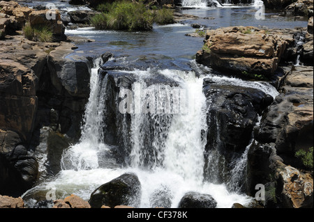 Waterfall at Bourkes Luck Potholes South Africa Stock Photo