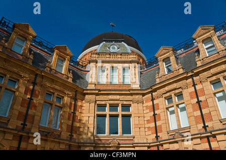 The South Building at the Royal Observatory in Greenwich which houses the Weller Astronomy Galleries, The Peter Harrison Planeta Stock Photo