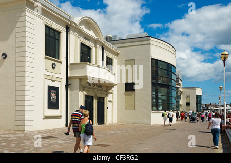 The recently refurbished Spa Theatre on South Promenade. Stock Photo