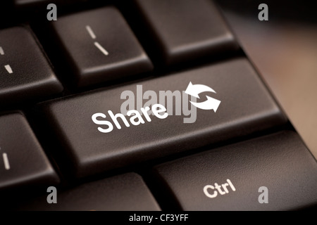 computer concepts, share button key Stock Photo