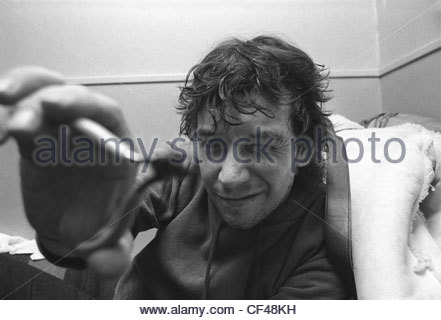 Eric Burdon, singer from The Animals backstage at The Bottom Line in ...