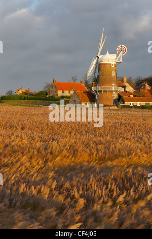 A view toward Cley Windmill. Stock Photo