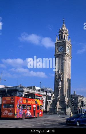 Albert Memorial Clock Tower known locally as 'The Albert Clock' was built in memory of Prince Albert who died in 1861. The tower Stock Photo