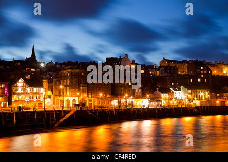 Whitby harbour, North Yorkshire. Stock Photo