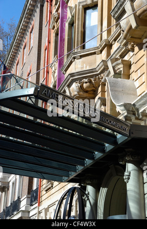 Ambassadors Bloomsbury Hotel in Upper Woburn Place. Stock Photo