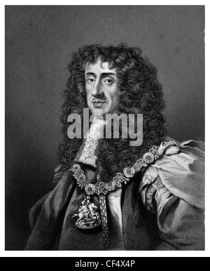 Charles II 1630 1685 monarch King Royal Royalty Stock Photo