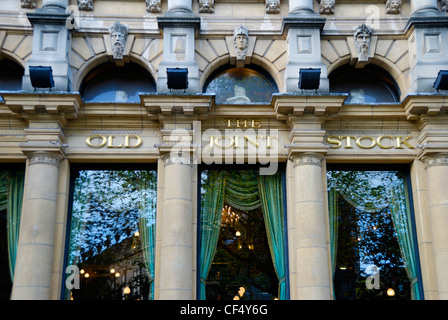 The Old Joint Stock Pub & Theatre, a grand pub in a nineteenth century building, once a private bank. The 80 seat theatre hosts Stock Photo