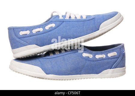 Canvas Shoes Stock Photo