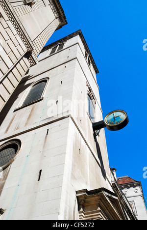 Parish church of St Margaret Lothbury in the City of London. Stock Photo