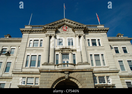 Exterior view of Kent County Council County Hall in Maidstone. Stock Photo