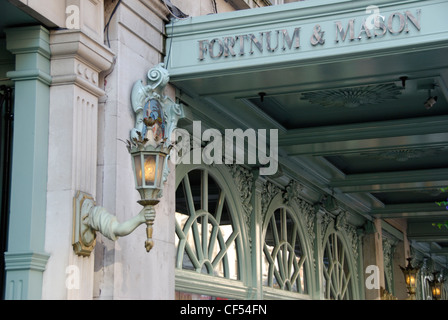 Exterior view of the Fortnum and Mason department store in Piccadilly. Stock Photo
