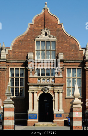 The entrance to Bedford High School for Girls. Stock Photo