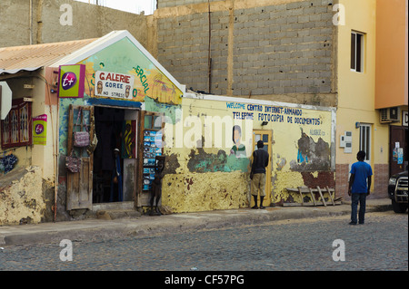 Shop in Santa Maria, Island Sal, Cape Verde Islands, Africa Stock Photo