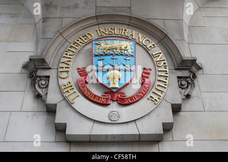 The Chartered Insurance Institute sign. Stock Photo