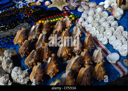 Souvenirs in Santa Maria, Island Sal, Cape Verde Islands, Africa Stock Photo