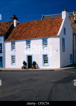This house on West Shore facing the harbour is typical of the distinctive vernacular style seen in the fishing villages of the a Stock Photo