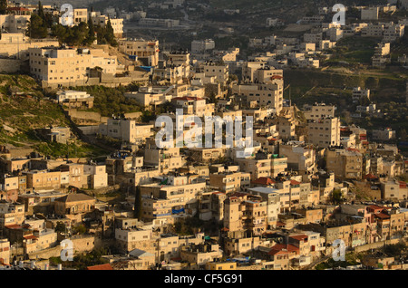 Arab village on the slope of Mount of Olives in Jerusalem, Israel. Stock Photo