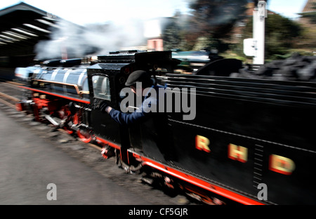 Romney Hythe and Dymchurch Railway.    The RH&DR was the culmination of the dreams of two men; Captain J. E. P. Howey' a sometim Stock Photo