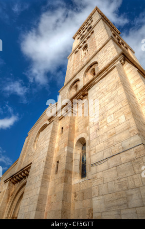 The Lutheran Church of the Redeemer is the second Protestant church in the Old City of Jerusalem , Israel. Stock Photo