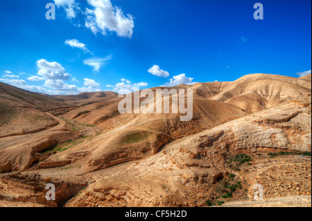 Desert landscape near Jerusalem, Israel. Stock Photo